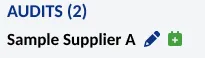 Add Supplier/Organization Audited By Employer