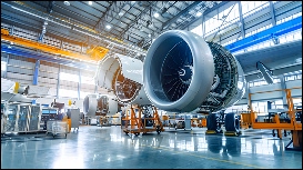 Image of airplane engine